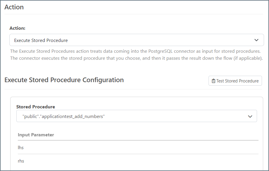 Select stored procedure