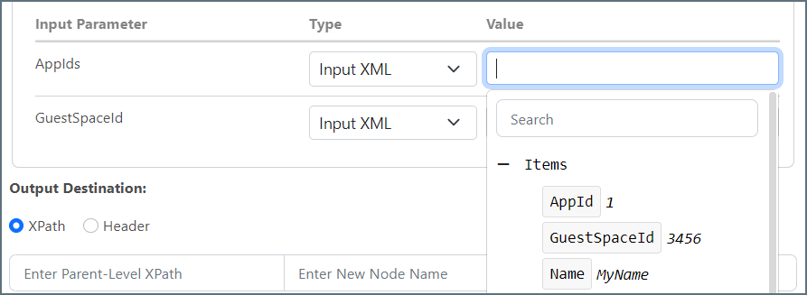 LSP XPath selection