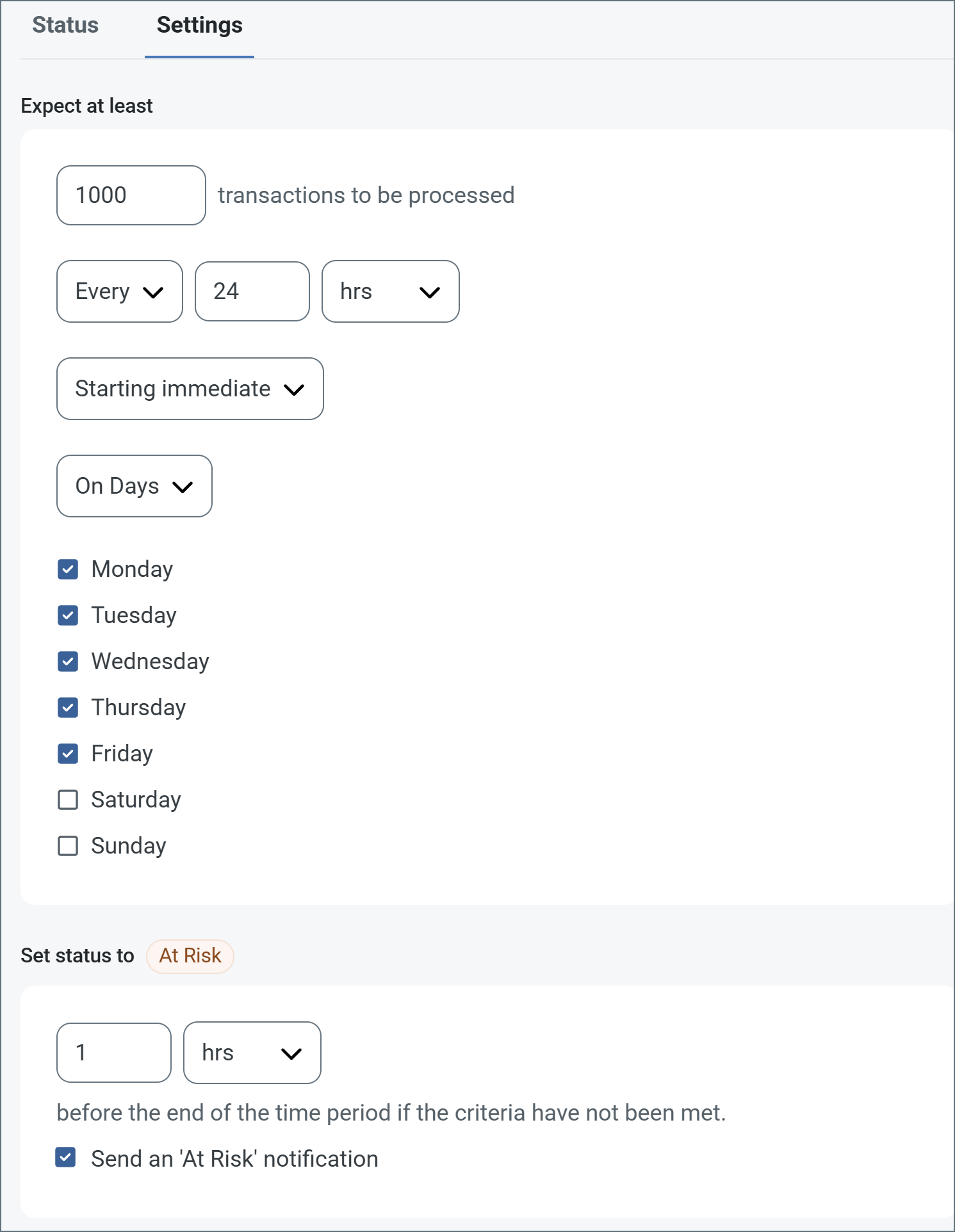 SLA Configuration Example